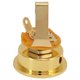 thumbnail image 3 of Conector de salida estéreo de guitarra Bling Bling metal dorado, 3 of 12