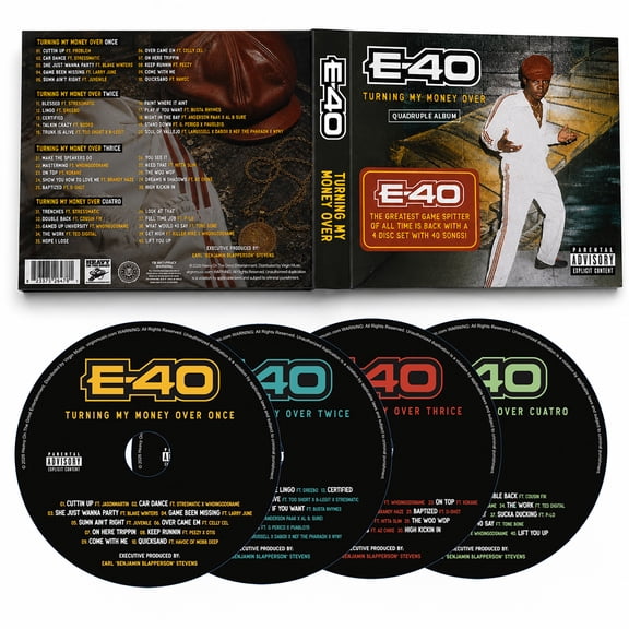 E-40 - Turning My Money Over [Quadruple Album] - Music & Performance - CD