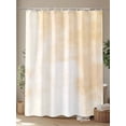 thumbnail image 4 of Collage Theme Shower Curtain Set ，Waterproof Fabric Shower Curtains Vintage Beige Oil Painting Texture Shower Curtains for Bathroom,Bathroom Decor 72"x72", 4 of 6