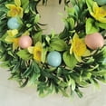 thumbnail image 4 of Easter Sunflower Natural Handmade Decorative Door Scene Hanging Pendant Rattan Layout Home Dan Spring Festive Art Craft Graceful Outdoor Entrance Decoration, 4 of 4