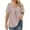 3073-Blue Floral Khaki, variant on CASSIE LIZ Plus Size Women's Tops Boho Floral 2X Short Sleeve Blouses Black Base Fashion Swing Crew Neck Pullover Casual Shirts Loose Fit Tunics Spring Summer Tee 2XL 18W 20W