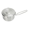 thumbnail image 3 of 1.5L Camping Pot, Tick Signes Pliage Poignée 1.5L Camping Bento Pot pour l'Extérieur, 3 of 8