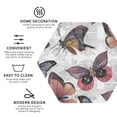 thumbnail image 4 of Balery 6 Pcs Vintage Butterfliesleather Coasters Set, Drink Table Cup Coasters For Living Room Kitchen Coffee Decor, 4 of 9