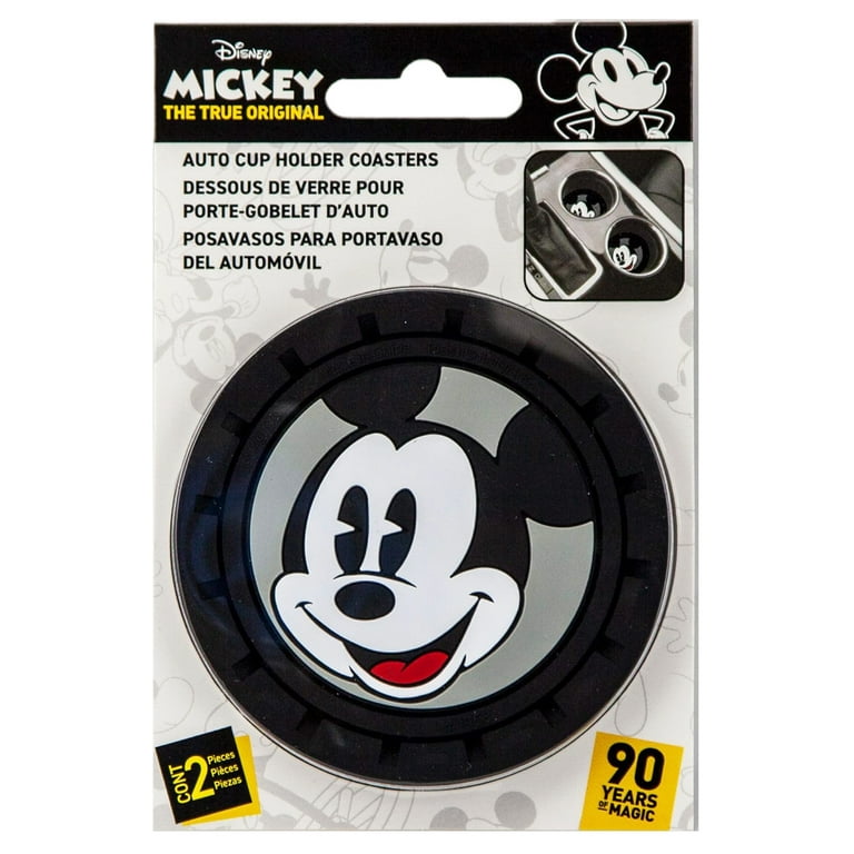 Disney Mickey Mouse Car Cup Holder Coaster 2-Pack 