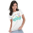 thumbnail image 3 of Happy Easter Truck On The Egg Hunt Womens Slim Fit Graphic Tee Brisco Brands S, 3 of 5