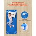 thumbnail image 4 of VEVOR Stackable Kiddie Cot 52" x 23" Daycare Nap Cots for Kids Blue (Pack of 6), 4 of 9