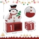 thumbnail image 3 of Toystoory Calendario de muñeco de nieve de madera, idea actual para entusiastas de la decoración navideña, decoración navideña reutilizable Kits de decoración para fiestas, 3 of 6