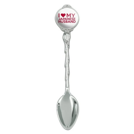 

I Love My Japanese Husband Novelty Collectible Demitasse Tea Coffee Spoon