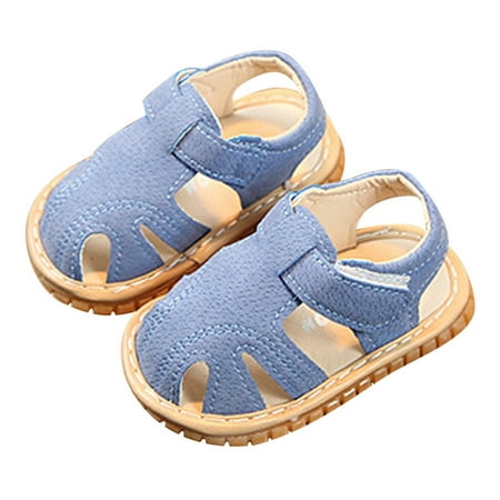 

Baby Who Learn To Walk Are Called Shoes. Soft Soled Non Toe Sports Shoes For Boys Girls Size 3-6 Months