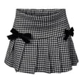 thumbnail image 4 of Disney Clothes Minnie Mouse Baby Girls 2-Piece Skirt Set – Long Sleeve Top & Plaid Skirt Outfit Set (12M–24M), 4 of 7