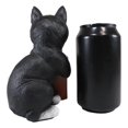 thumbnail image 4 of Ebros Black White Cat W/ Please Seat Yourself Sign Decorative Toilet Figurine, 4 of 7