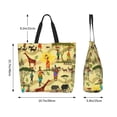 thumbnail image 5 of Yiaed Ethnic African Print Handbag for Women Tote Purse Shoulder Bag Large Fashion Hobo Purse Handbag Shopping Tote, 5 of 5