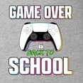 thumbnail image 6 of Wild Bobby Game Over Back to School | Funny Gamer Controller Video Games School Youth Longsleeve Shirt, 6 of 6