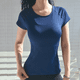 thumbnail image 1 of Camiseta deportiva para mujer, sexy, bonita espalda, ropa de fitness, secado rápido, para correr, entrenamiento, camiseta de manga corta para yoga para verano, 1 of 4