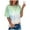 Green, variant on JUUYY Cute Tops for Women Plus Size Casual Short Sleeve Tie Dye Gradient Color Print Round Neck Ombre Shirts Loose Oversized Tunic Tees Blouse Green XXL