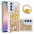 thumbnail image 1 of GANGXUN Funda Glitter Líquida para Samsung Galaxy A17 con Anillo Brillante, TPU Antichoques y Esquinas Reforzadas, Soporte, 1 of 6