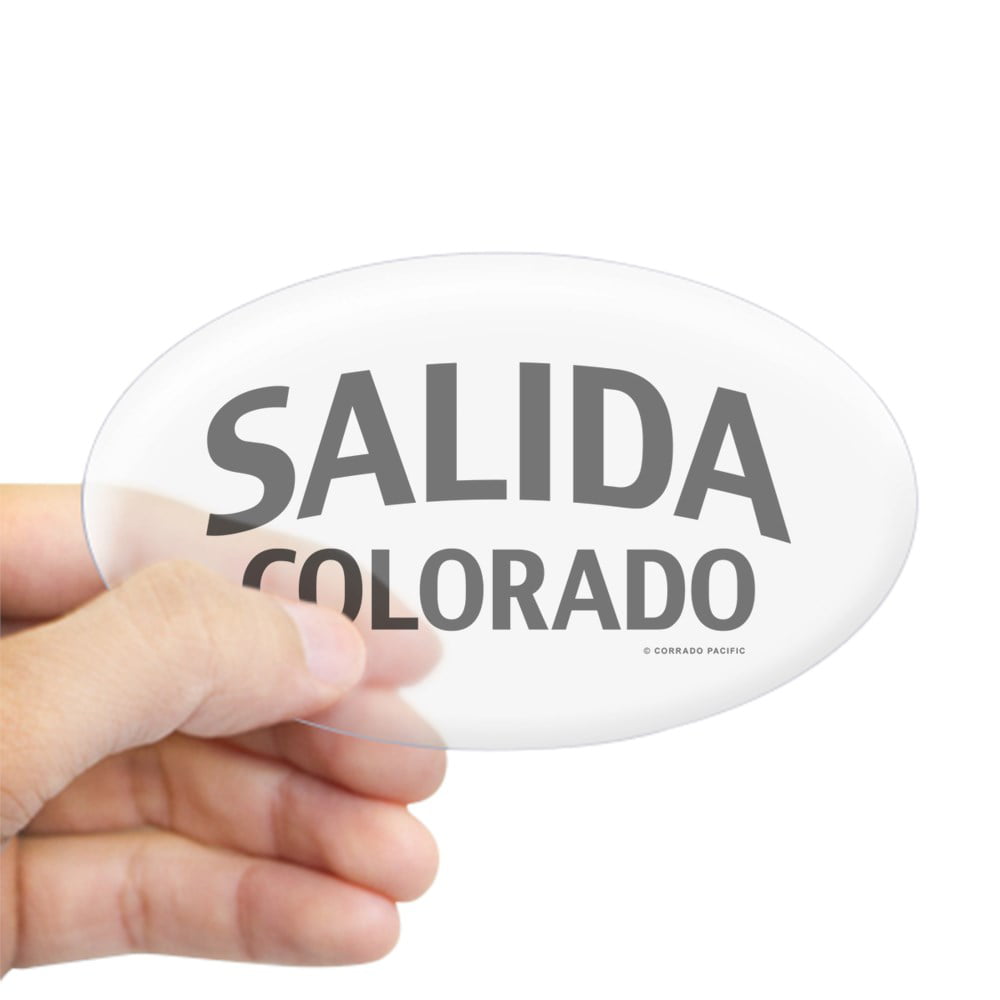 CafePress Salida Colorado Sticker Sticker 867437178 Oval 