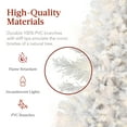 Best Choice Products 6ft PreLit White Pencil Christmas Tree w