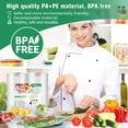 thumbnail image 3 of Cubepoint Vacuum Sealer Bags for Food (2Pack 8"x20') Food Saver Bags, Vacuum Seal Rolls for Food, Seal a Meal Bags, Clear, 3 of 9