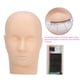 thumbnail image 1 of Kit de práctica de pestañas, kit de práctica de extensiones de pestañas con un solo cabezal de entrenamiento profesional, kit de entrenamiento de pestañas con estándares líderes en la industria, 1 of 14