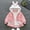 A Pink, variant on NAISIBABY Girls Hooded Jacket, Cute Prints Zip Up Lightweight Kids Windbreakers Outwear Pink 14-15T