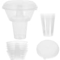 thumbnail image 2 of WORGEOUS 5 juegos de tazas de bebidas combinadas tazones de comida portátiles accesorio de bocadillos convenientes, 2 of 8