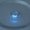 Sky Blue, variant on Ring Halloween Light Blue Double Heart-shaped Micro-inlaid Zircon Ring