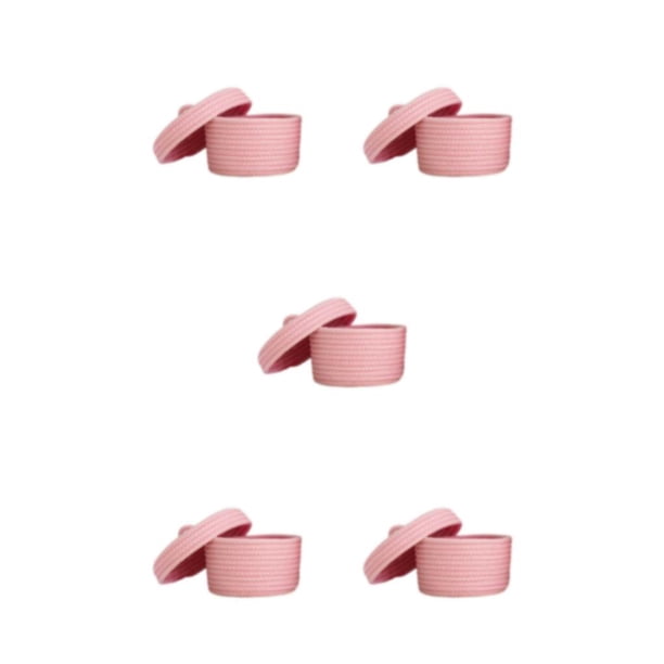 Toystoory Cestas tejidas versátiles de algodón para almacenar y organizar con estilo y durabilidad Cesta de almacenamiento con almacenamiento Type2 NO2