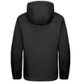 thumbnail image 3 of Little Donkey Andy Men's Puffer Jacket Lightweight Warm Winter Coat Hooded Windproof Insulated Jacket Black S, 3 of 7