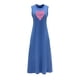 thumbnail image 2 of Vestido largo de verano para mujer, vestido de playa simple, vestido maxi para adolescentes para la calle XL, 2 of 7
