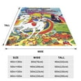 thumbnail image 5 of Rainbow Brite Ultra-Soft Micro Fleece Blanket Cozy Blanket Thick Warm Plush Throw Blanket Sofa Cushion, 5 of 9