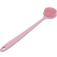 thumbnail image 3 of ZHAOCHENG Cepillo de baño de silicona suave para ducha, cepillo de baño con mango largo, color rosa, 3 of 4