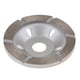 thumbnail image 5 of Múltiples opciones Taza de pulido Corte de diamante Piedra de terrazo de de hormigón 80 plata shamjiam Rueda abrasiva de diamante, 5 of 6
