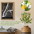 thumbnail image 5 of Lemon cuttings and artificial lemons Spring/summer green lemon cuttings Centerpiece interior/exterior farmhouse decor 35.04*12.59in(6 fruit), 5 of 15