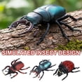 thumbnail image 6 of Realistic Large Rhinoceros Beetle Figurine Toy - Educational Insect Model for Kids' Science Projects & Nature Exploration, PVC Bug Toy (5.11" L), 6 of 7