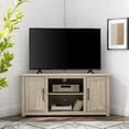 thumbnail image 3 of Crosley Furniture Adjustable Television Stands, MDF Frosted Oak, 20 x 47.7 x 22 Inches, 67.1 lb, 3 of 15