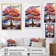 thumbnail image 4 of Designart "Maple Vibrancy Spectrum I" Tree Maple Floater Framed Wall Art Living Room, 4 of 5