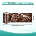 thumbnail image 2 of Uxcell Wood Grain Wallpaper Border 4" x 16.4ft Textured Frame Sticker, Purple Red, 2 of 7
