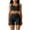 Black tracksuits, variant on HAPIMO Workout Outfits for Women 2 Pieces Yoga Set Gym Exercise Seamless Yoga Leggings with Sports Bra Fitness Activewear Rollbacks Gray L