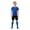 outfits 25#Blue, variant on WAYUTE Kids Boys Short Sleeve V Neck Breathable T Shirt and Shorts Stretchy Soccer Shirt for Youth Sports Athletic Casual Clothes Sets