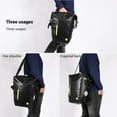 thumbnail image 4 of ruzhgo Waterproof Bike Bag 25L Bike Bag Cargo Rack Saddle Bag Shoulder Bag Black, 4 of 6