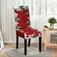 thumbnail image 4 of Fundas para Sillas de Comedor Navideñas | Protectores Elásticos Rojos | Fundas Elásticas Lavables para Sillas de Cocina | Decoración para Fiestas | Protector de Muebles para El Hogar y Eventos, 4 of 6