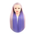 thumbnail image 4 of Cabeza de muñeca de entrenamiento para peluquería, modelo de entrenamiento para practicar el rizado y enrollado del cabello. violeta rosa, 4 of 8