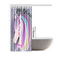 thumbnail image 2 of WOPOP Just Believe Cute Magical Unicorn Bathroom Waterproof Fabric Shower Curtain 66x72 inches, 2 of 2
