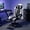 White, variant on U-HOMY Adjustable PVC Game Chair, 360° Swivel & 90°-135° Recline, Ergonomic Height Adjustable Desk Chair for Home Office, Red/Blue/Black/White