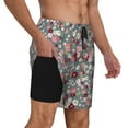 thumbnail image 2 of Balery Daisies Flowers Mens Swim Trunks Swim Shorts for Men Quick Dry Inseam Beach Shorts with Compression Liner Pocket-Large, 2 of 9