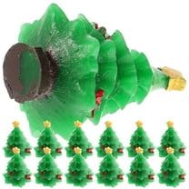 TOYMYTOY 30PCS Miniature Trees for Snowglobe Green Christmas Decorations for Colleagues