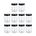 thumbnail image 1 of Tarro para mascotas con tapa redonda apilable, reutilizable, ligero, transparente, latas de cocina para 10 unidades de 500 ml., 1 of 8
