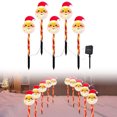 thumbnail image 4 of Santa Claus Estaca Solar LED Copo Nieve Navidad Creativo S Rojo, 4 of 9