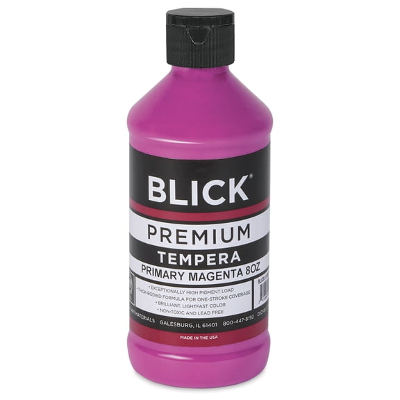 Blick Premium Grade Tempera - Primary Magenta, Half Pint